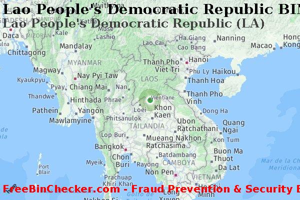Lao People's Democratic Republic Lao+People%27s+Democratic+Republic+%28LA%29 Lista de BIN
