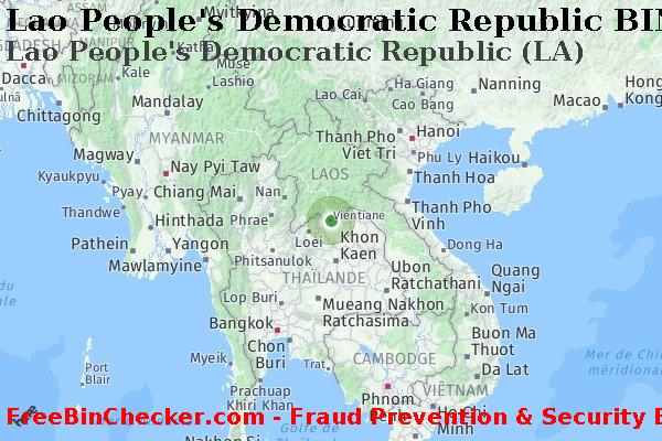 Lao People's Democratic Republic Lao+People%27s+Democratic+Republic+%28LA%29 BIN Liste 