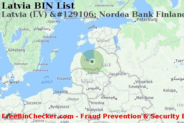 Latvia Latvia+%28LV%29+%26%23129106%3B+Nordea+Bank+Finland+Plc قائمة BIN