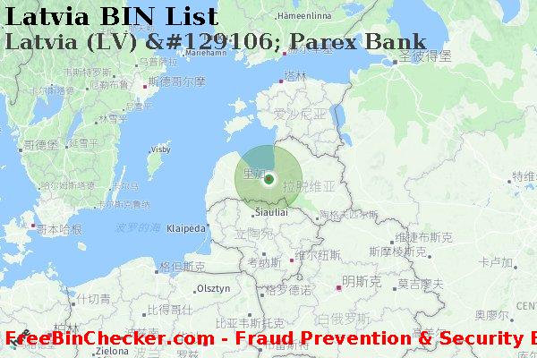 Latvia Latvia+%28LV%29+%26%23129106%3B+Parex+Bank BIN列表