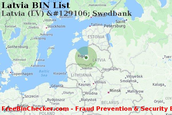 Latvia Latvia+%28LV%29+%26%23129106%3B+Swedbank BIN List