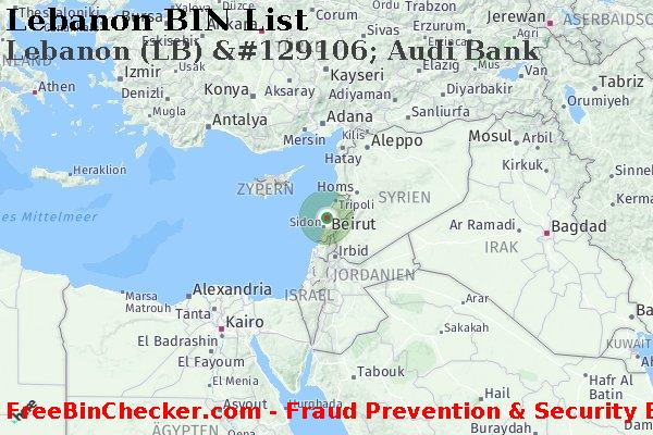 Lebanon Lebanon+%28LB%29+%26%23129106%3B+Audi+Bank BIN-Liste