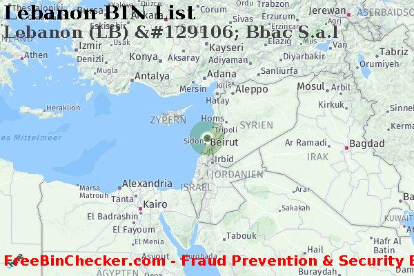 Lebanon Lebanon+%28LB%29+%26%23129106%3B+Bbac+S.a.l BIN-Liste