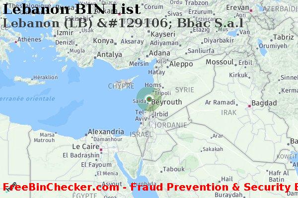 Lebanon Lebanon+%28LB%29+%26%23129106%3B+Bbac+S.a.l BIN Liste 