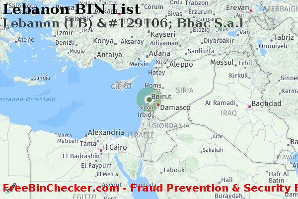 Lebanon Lebanon+%28LB%29+%26%23129106%3B+Bbac+S.a.l Lista BIN