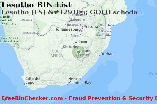 Lesotho Lesotho+%28LS%29+%26%23129106%3B+GOLD+scheda Lista BIN