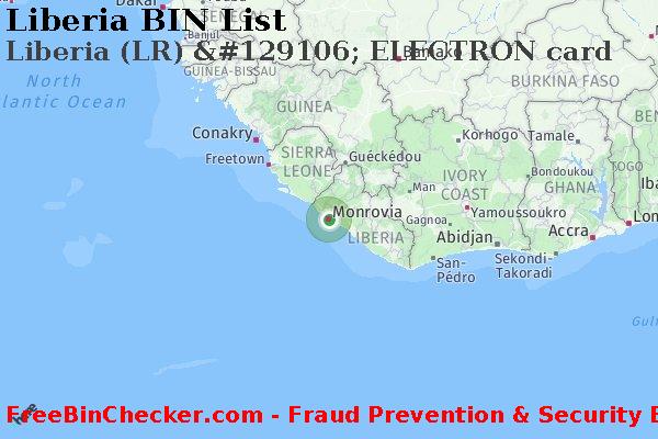 Liberia Liberia+%28LR%29+%26%23129106%3B+ELECTRON+card BIN List