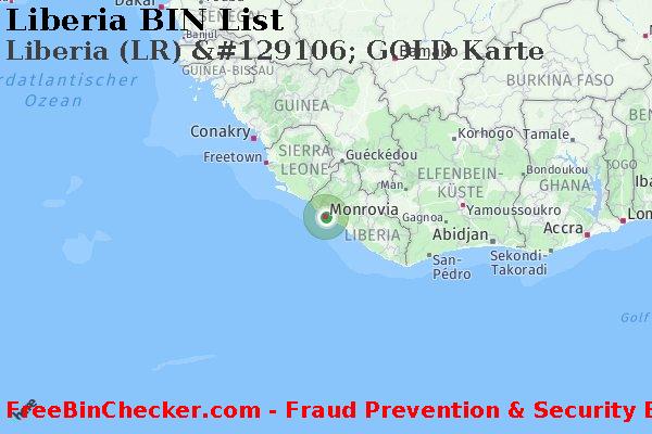 Liberia Liberia+%28LR%29+%26%23129106%3B+GOLD+Karte BIN-Liste