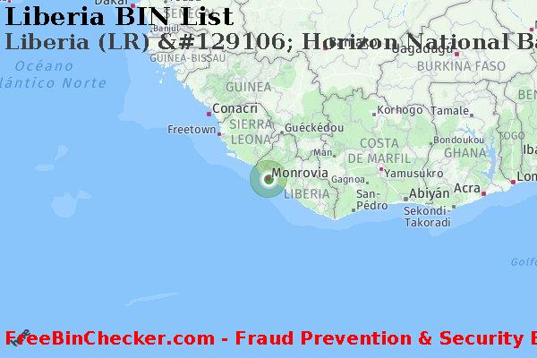 Liberia Liberia+%28LR%29+%26%23129106%3B+Horizon+National+Bank Lista de BIN