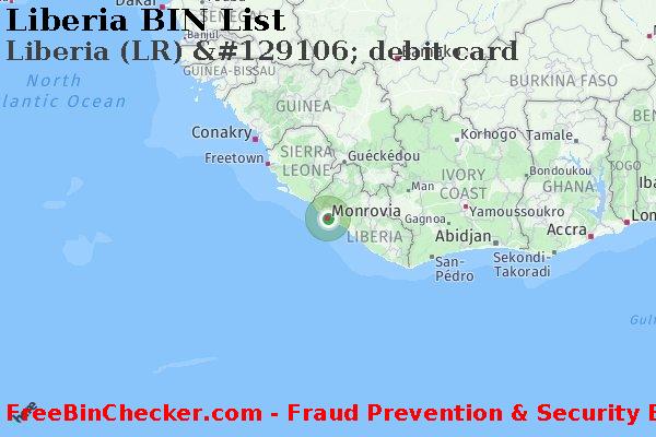 Liberia Liberia+%28LR%29+%26%23129106%3B+debit+card BIN List