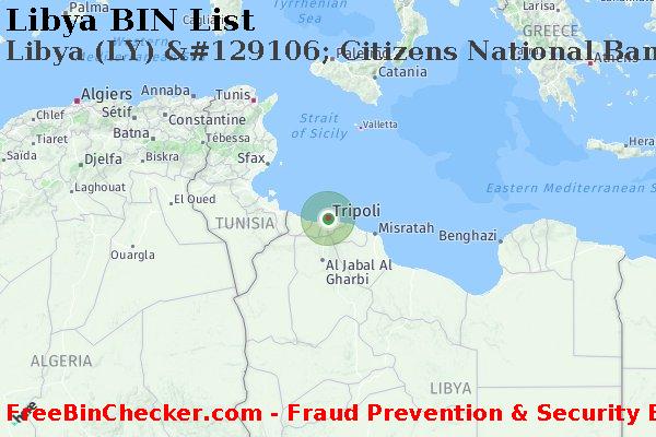 Libya Libya+%28LY%29+%26%23129106%3B+Citizens+National+Bank BIN List