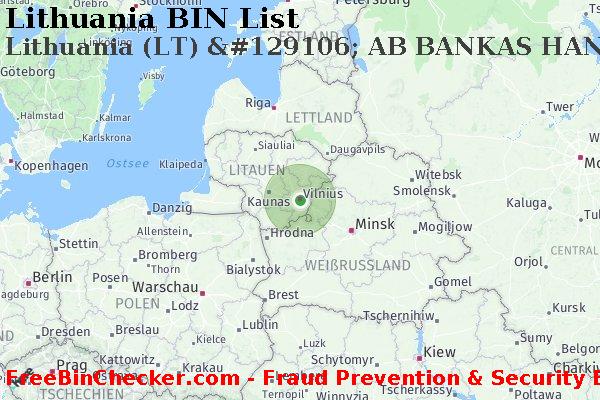 Lithuania Lithuania+%28LT%29+%26%23129106%3B+AB+BANKAS+HANSABANKAS BIN-Liste
