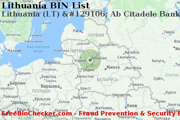 Lithuania Lithuania+%28LT%29+%26%23129106%3B+Ab+Citadele+Bankas Список БИН
