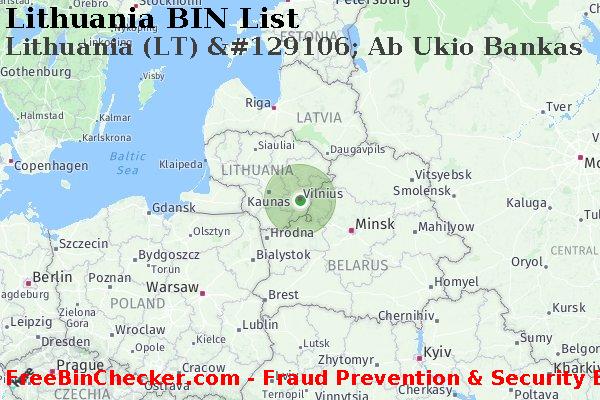Lithuania Lithuania+%28LT%29+%26%23129106%3B+Ab+Ukio+Bankas BIN Lijst