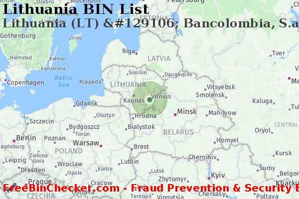 Lithuania Lithuania+%28LT%29+%26%23129106%3B+Bancolombia%2C+S.a. BIN List