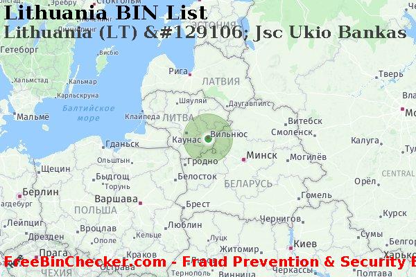 Lithuania Lithuania+%28LT%29+%26%23129106%3B+Jsc+Ukio+Bankas Список БИН