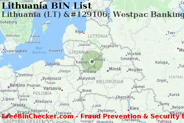 Lithuania Lithuania+%28LT%29+%26%23129106%3B+Westpac+Banking+Corporation Lista BIN