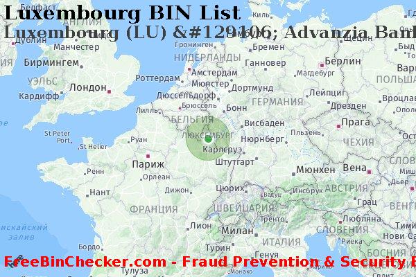 Luxembourg Luxembourg+%28LU%29+%26%23129106%3B+Advanzia+Bank%2C+S.a. Список БИН