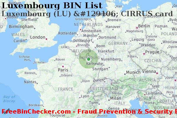 Luxembourg Luxembourg+%28LU%29+%26%23129106%3B+CIRRUS+card BIN List