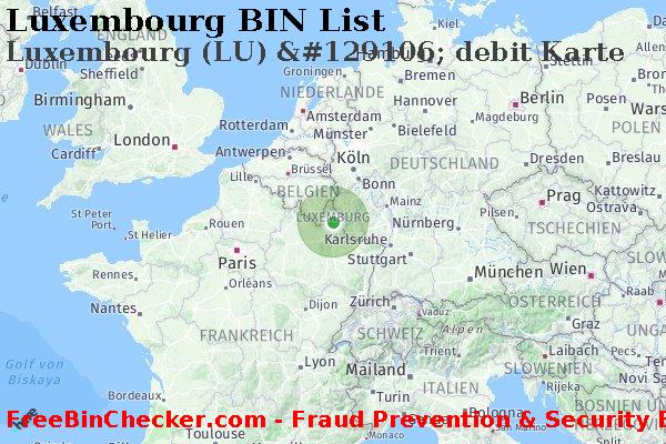 Luxembourg Luxembourg+%28LU%29+%26%23129106%3B+debit+Karte BIN-Liste