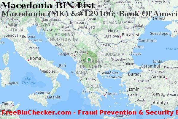 Macedonia Macedonia+%28MK%29+%26%23129106%3B+Bank+Of+America Lista de BIN