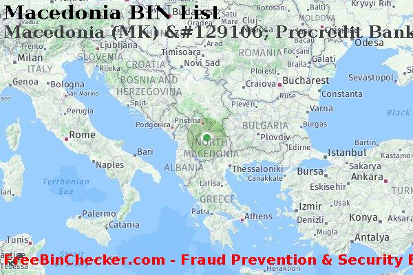 Macedonia Macedonia+%28MK%29+%26%23129106%3B+Procredit+Bank+Ad+Skopje BIN List