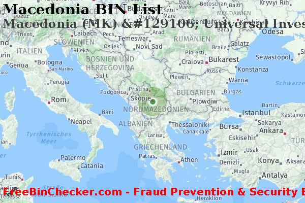Macedonia Macedonia+%28MK%29+%26%23129106%3B+Universal+Investment+Bank+Ad+Skopje BIN-Liste
