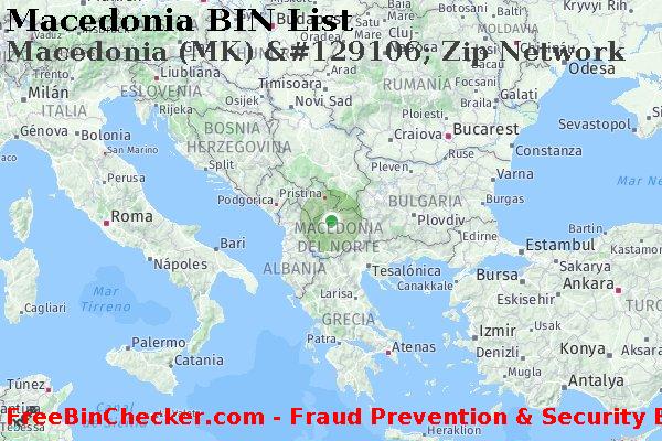Macedonia Macedonia+%28MK%29+%26%23129106%3B+Zip+Network Lista de BIN