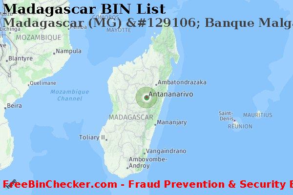 Madagascar Madagascar+%28MG%29+%26%23129106%3B+Banque+Malgache+De+Locean+Indien BIN List