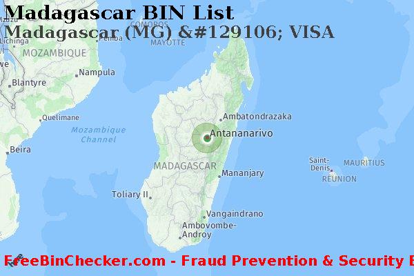 Madagascar Madagascar+%28MG%29+%26%23129106%3B+VISA BINリスト