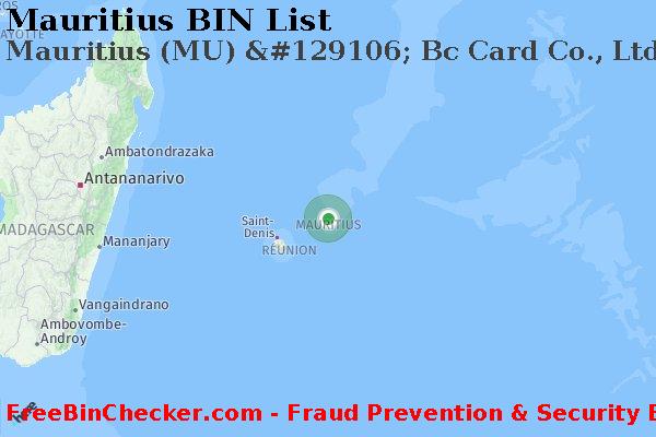 Mauritius Mauritius+%28MU%29+%26%23129106%3B+Bc+Card+Co.%2C+Ltd. BIN Lijst