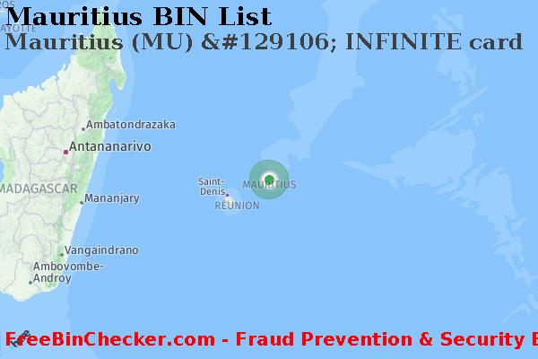 Mauritius Mauritius+%28MU%29+%26%23129106%3B+INFINITE+card BIN List