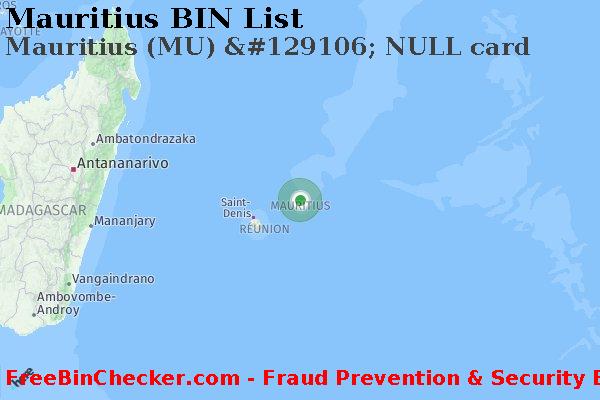 Mauritius Mauritius+%28MU%29+%26%23129106%3B+NULL+card BIN Lijst