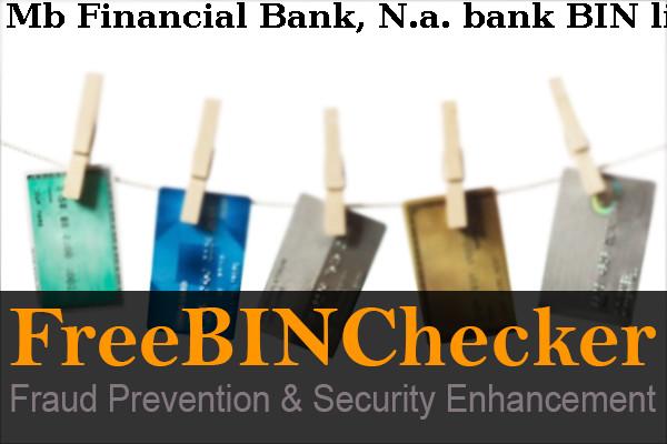 Mb Financial Bank, N.a. BIN Lijst