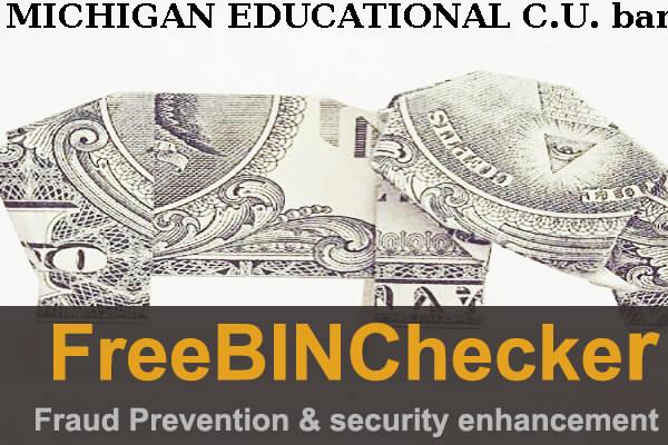 Michigan Educational C.u. BIN List