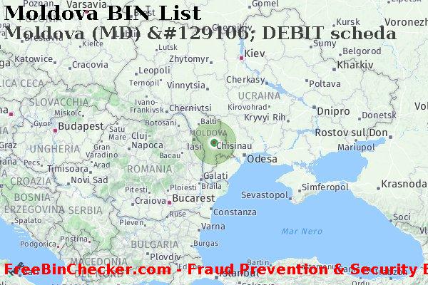 Moldova Moldova+%28MD%29+%26%23129106%3B+DEBIT+scheda Lista BIN