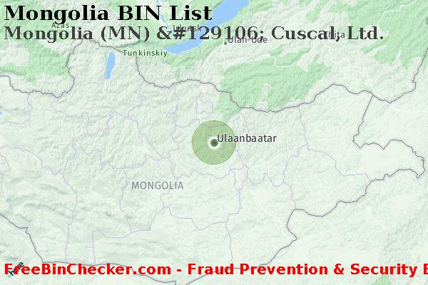 Mongolia Mongolia+%28MN%29+%26%23129106%3B+Cuscal%2C+Ltd. BIN List