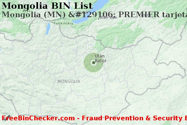 Mongolia Mongolia+%28MN%29+%26%23129106%3B+PREMIER+tarjeta Lista de BIN