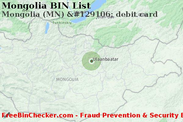 Mongolia Mongolia+%28MN%29+%26%23129106%3B+debit+card BIN List