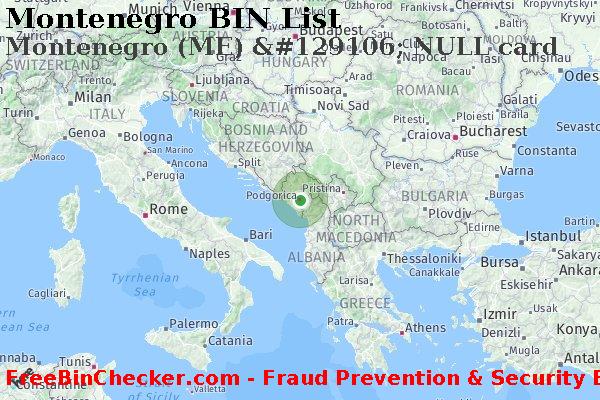 Montenegro Montenegro+%28ME%29+%26%23129106%3B+NULL+card BIN List