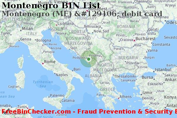 Montenegro Montenegro+%28ME%29+%26%23129106%3B+debit+card BIN List