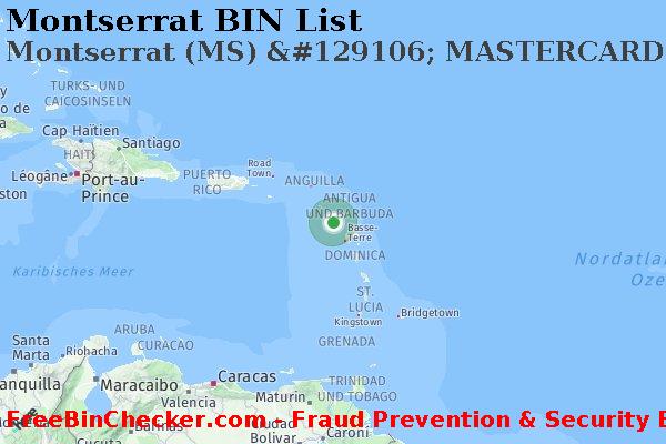 Montserrat Montserrat+%28MS%29+%26%23129106%3B+MASTERCARD BIN-Liste