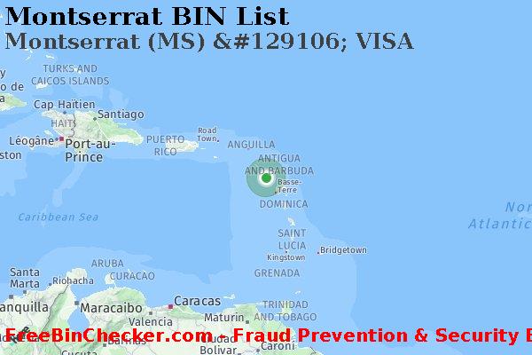 Montserrat Montserrat+%28MS%29+%26%23129106%3B+VISA बिन सूची
