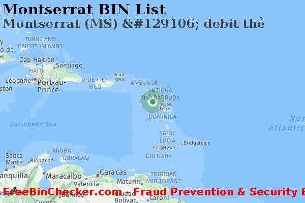 Montserrat Montserrat+%28MS%29+%26%23129106%3B+debit+th%E1%BA%BB BIN Danh sách