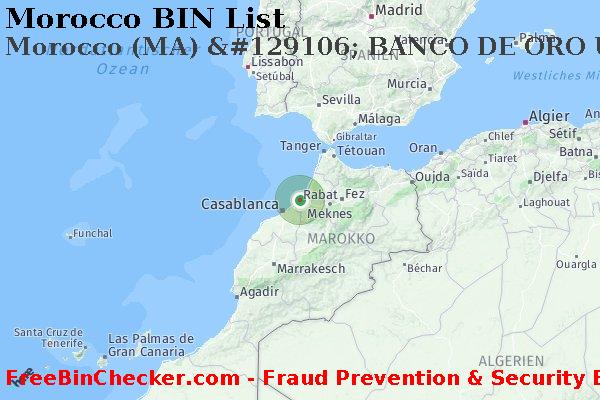 Morocco Morocco+%28MA%29+%26%23129106%3B+BANCO+DE+ORO+UNIVERSAL+BANK BIN-Liste