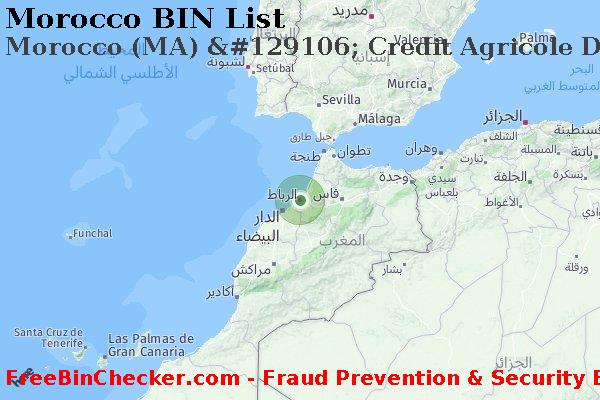 Morocco Morocco+%28MA%29+%26%23129106%3B+Credit+Agricole+Du+Maroc قائمة BIN