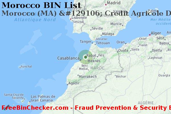 Morocco Morocco+%28MA%29+%26%23129106%3B+Credit+Agricole+Du+Maroc BIN Liste 