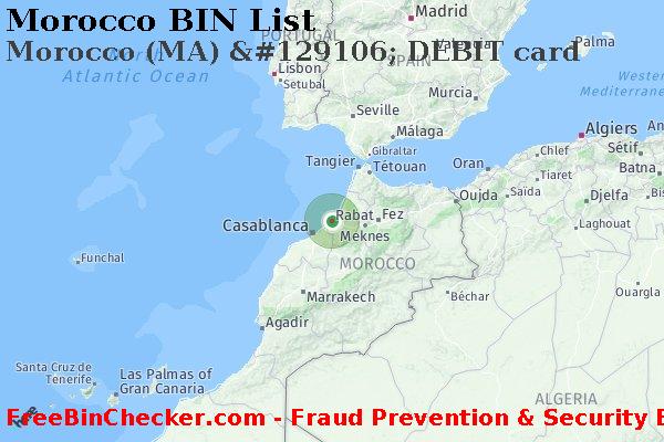 Morocco Morocco+%28MA%29+%26%23129106%3B+DEBIT+card BIN Lijst