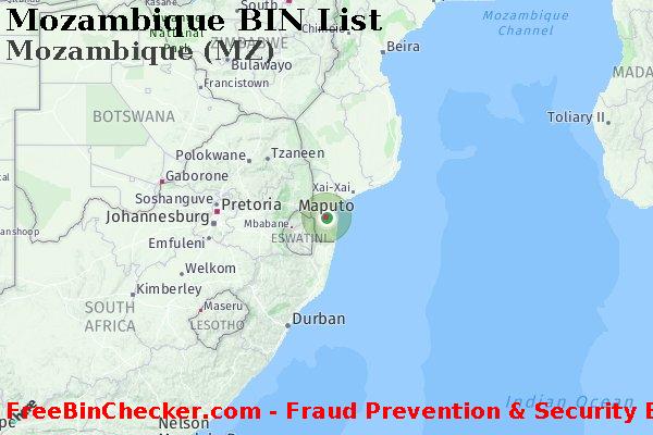 Mozambique Mozambique+%28MZ%29 Lista de BIN