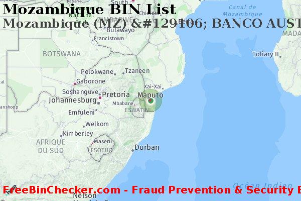Mozambique Mozambique+%28MZ%29+%26%23129106%3B+BANCO+AUSTRAL BIN Liste 